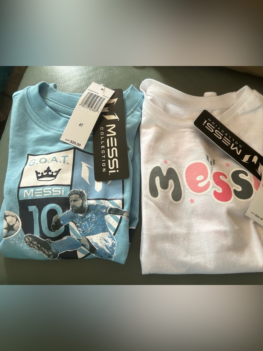 Messi Collection 2 Boy/Girl Size 4T Lionel Messi Shirts